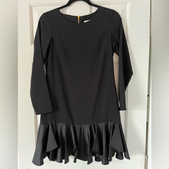 Sail to Sable black cocktail dress with flounce hem - Picture 6 of 7